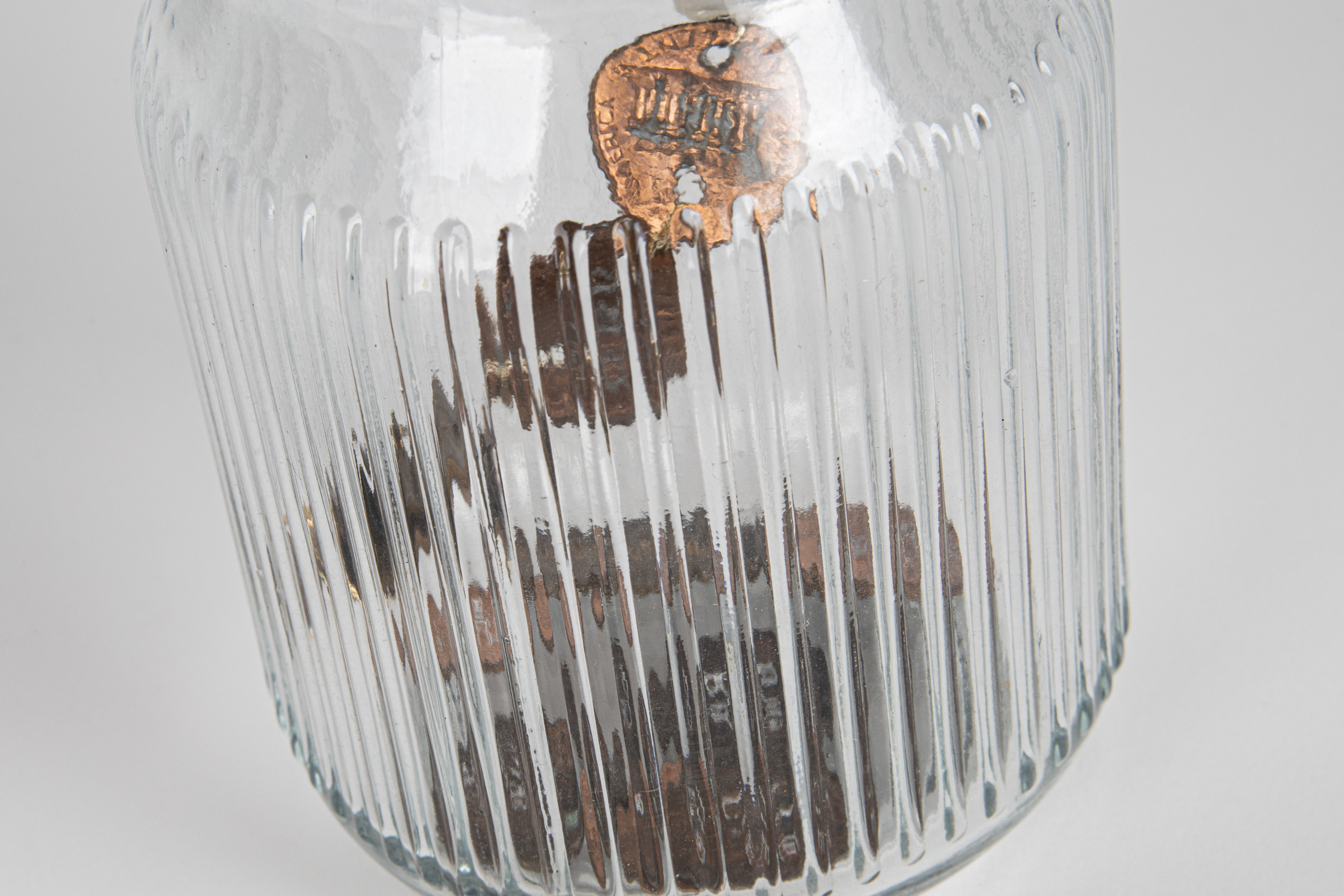 close up of sound jar