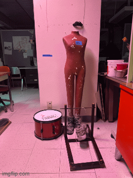 gif of images of drummer sculpture