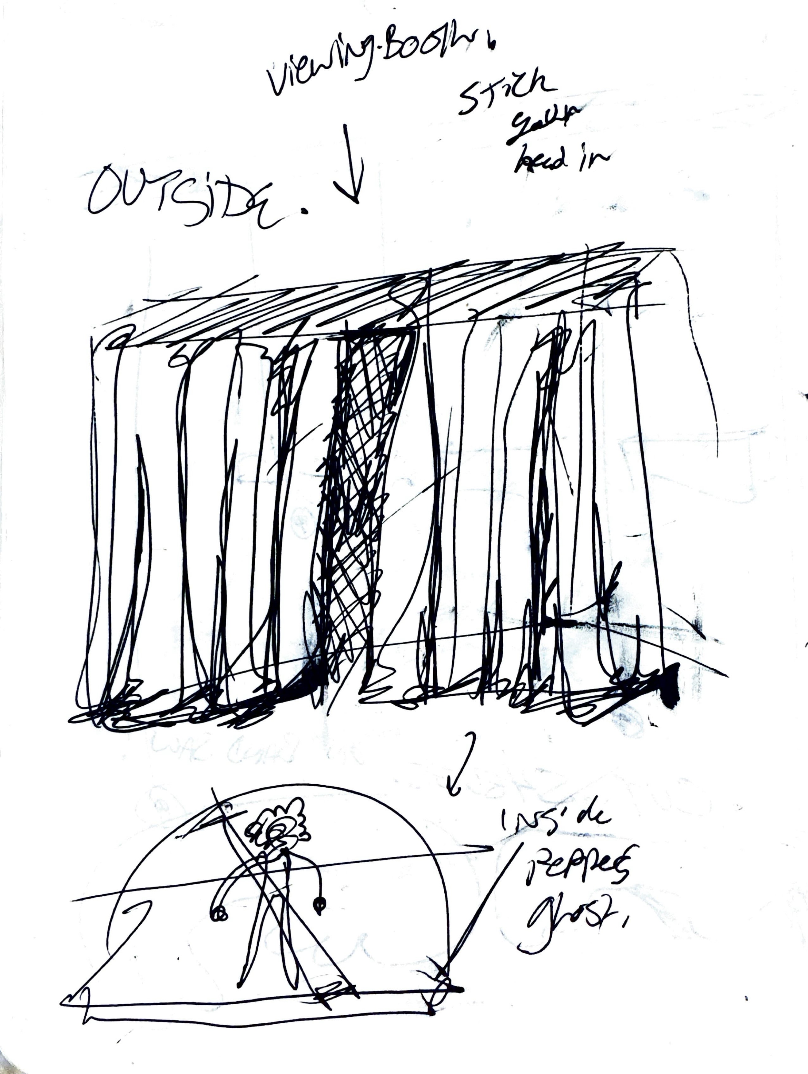 sketch of exhibition
