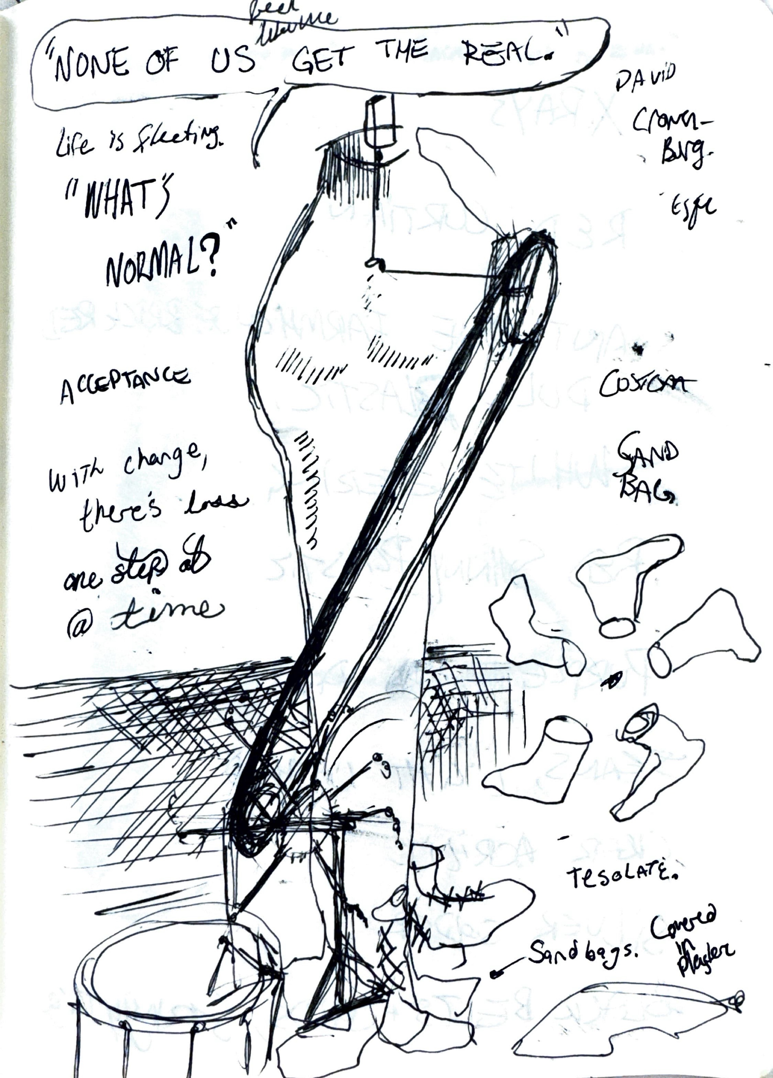 the drum machine and Ed for scale