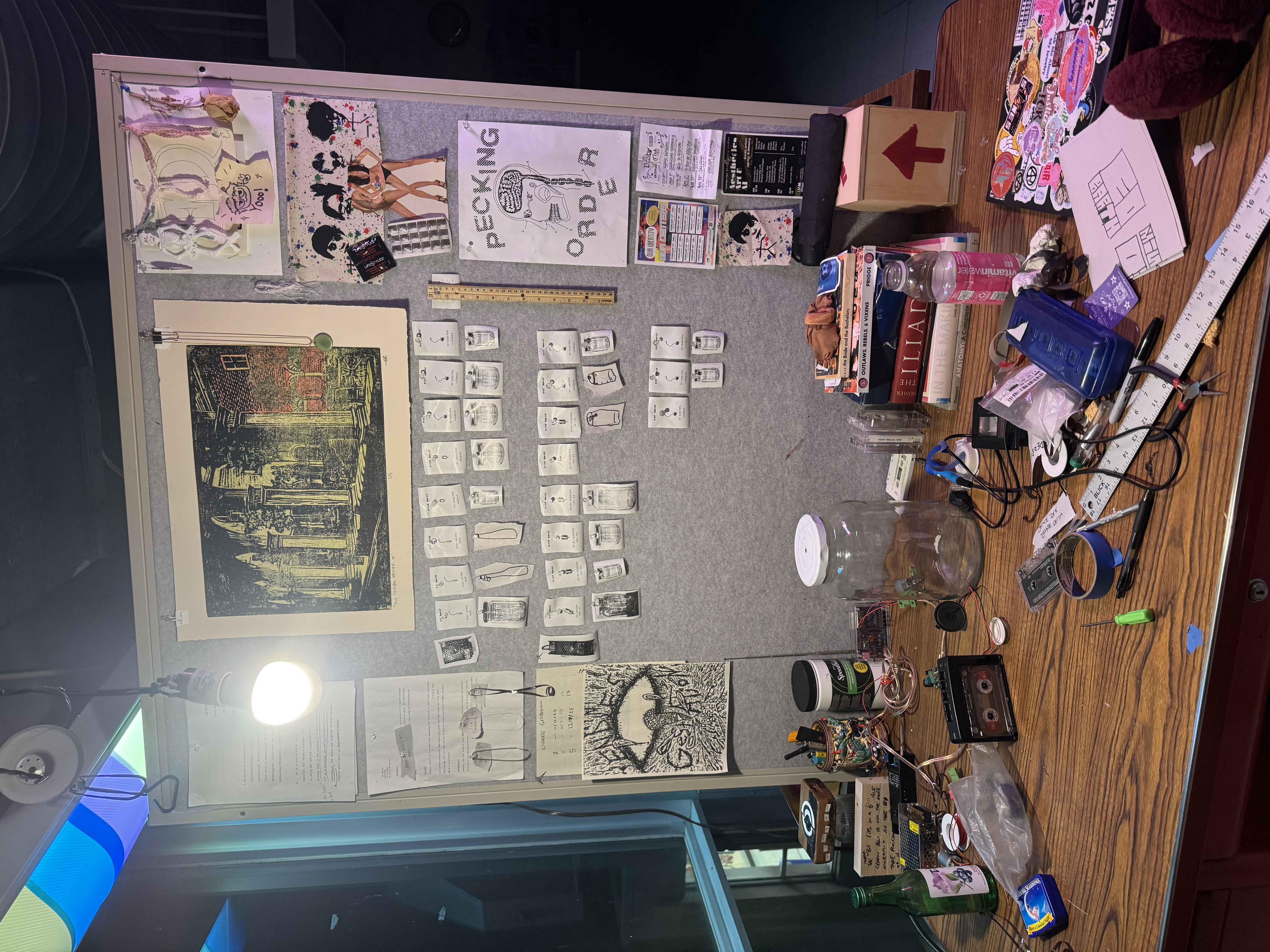 pic of my studio at dusk